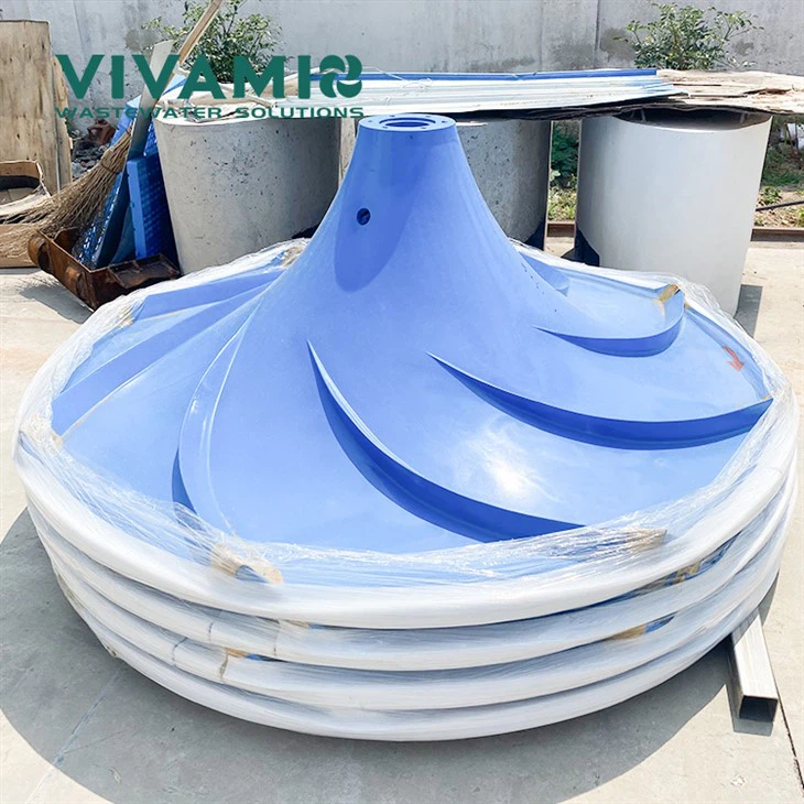 Sewage treatment plant agitator